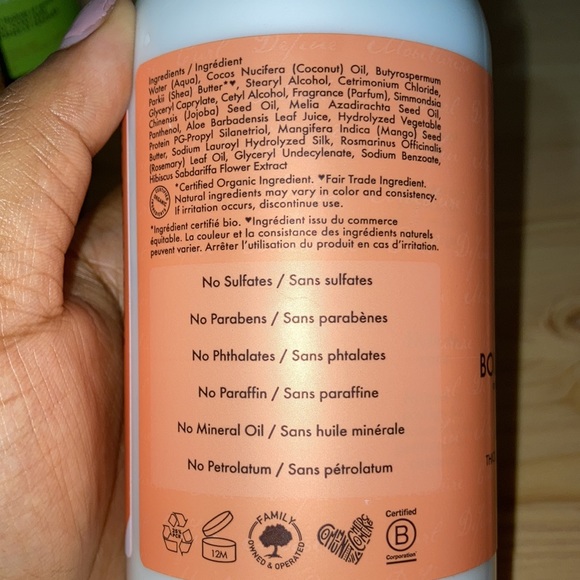 Curl and shine conditioner:Coconut & Hibiscus - Picture 2 of 3